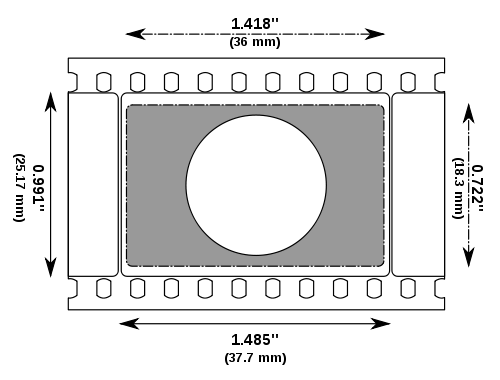 500 Px Vistavision 8 Perf 35 Mm Film